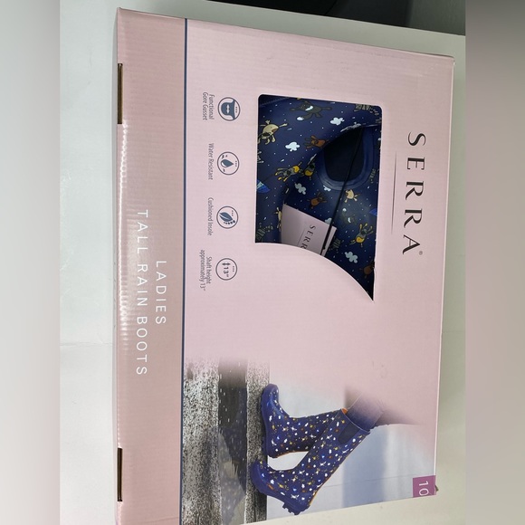 Serra Women's Raining Cats And Dogs
Rain Boots Sizes 9, 10 - Picture 6 of 6